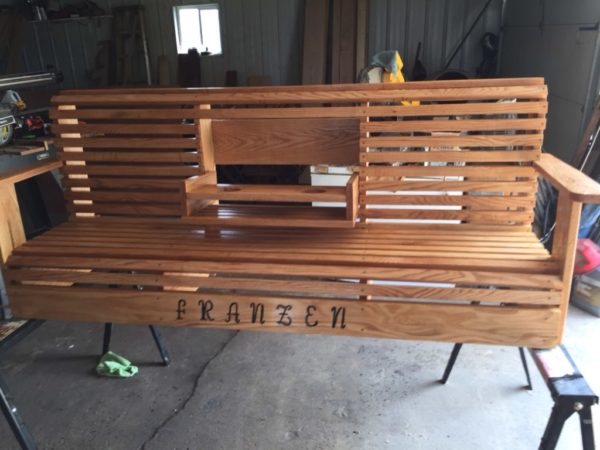 Oak Porch Swing - Image 2
