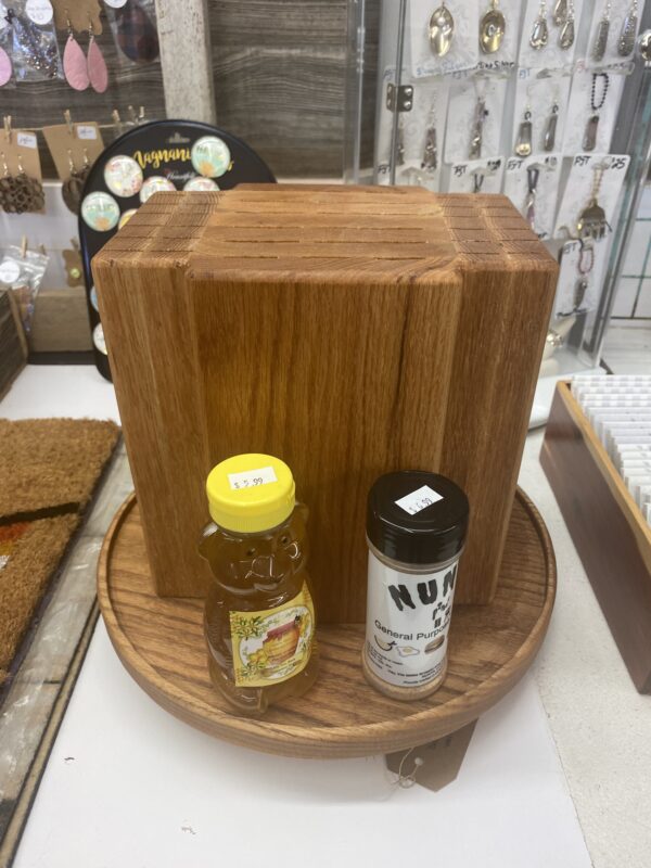 Large Knife Holder with Lazy Susan - Image 2