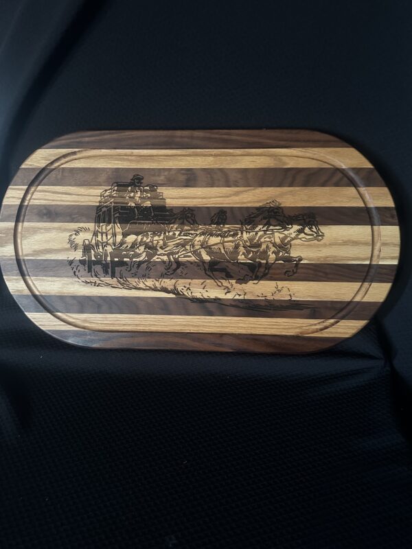 Large Oval Engraved Charcuterie Board